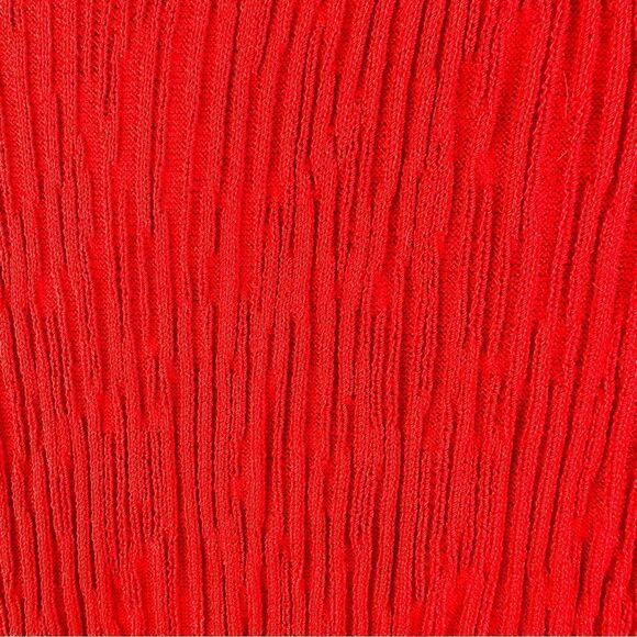 St. John Santana Knit Red Black 3 Piece Pants Sweater Tank Set - Picture 6 of 7